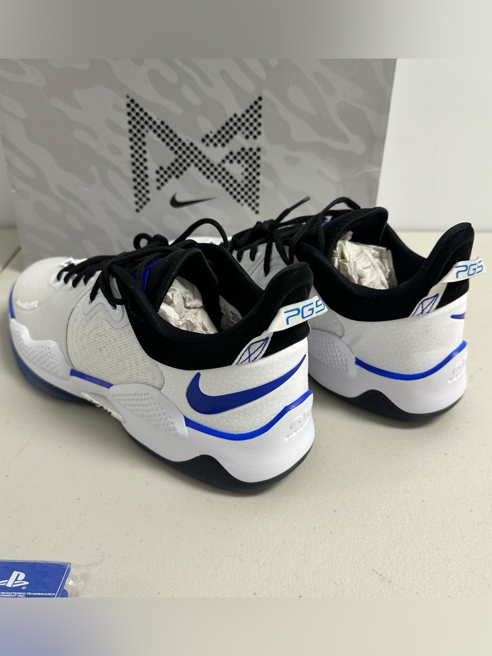 Nike Men’s PG 5 PlayStation Paul George Sneakers - Size 12.5 - Picture 5 of 16